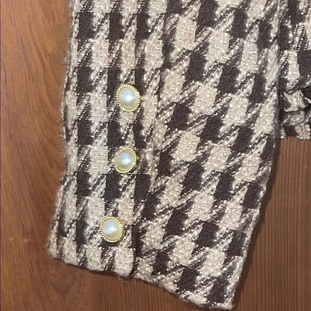 Nanette LePore Houndstooth Blazer Sz. L